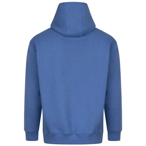 Essentials Collection hoodie – blue men's hoodie with white Essentials Collection letters and Players Couture logo on the