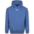 Essentials Collection hoodie – blue men's hoodie with white Essentials Collection letters and Players Couture logo on the