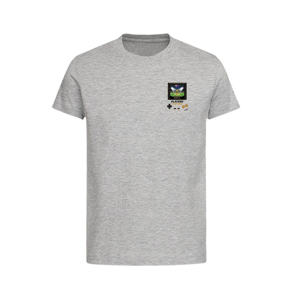 Australia World Cup 8-Bit Kids T-Shirt retro gaming football design by Players Couture