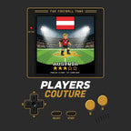 Austria World Cup 8-Bit Kids Hoodie retro gaming football design by Players Couture