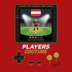 Austria World Cup 8-Bit Men's Hoodie retro gaming football design by Players Couture