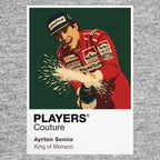 Ayrton Senna Formula 1 T-shirt – grey view
