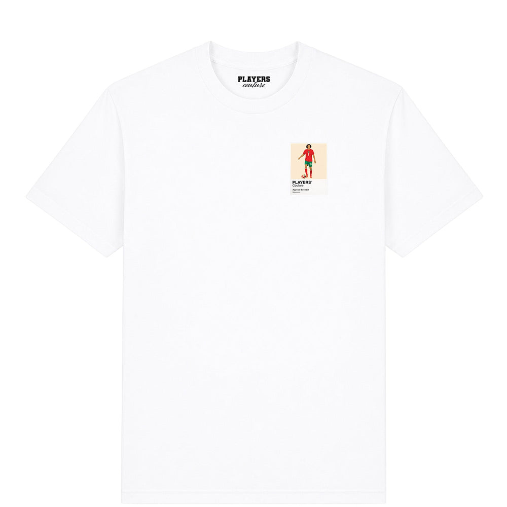 Ayyoub Bouaddi Morocco Men's T-Shirt - White