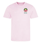 Azalea Augusta Golf Ball Marker t-shirt – pink men's t-shirt with black Azalea Augusta Golf Ball Marker letters and Players