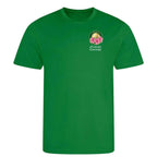 Azalea Augusta Golf Ball Marker t-shirt – green men's t-shirt with white Azalea Augusta Golf Ball Marker letters and Players