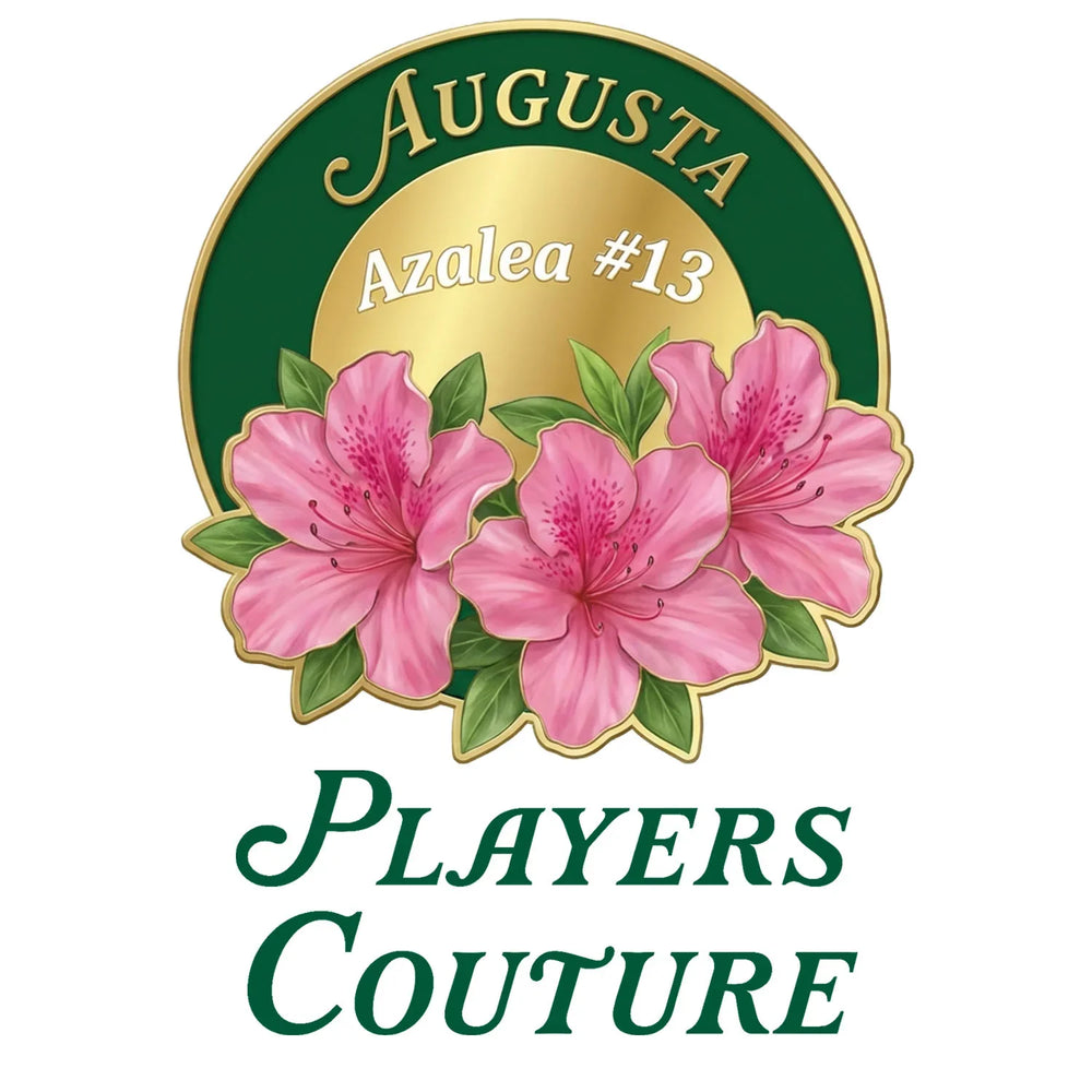 Azalea Augusta Golf Ball Marker t-shirt – white men's t-shirt with black Azalea Augusta Golf Ball Marker letters and Players