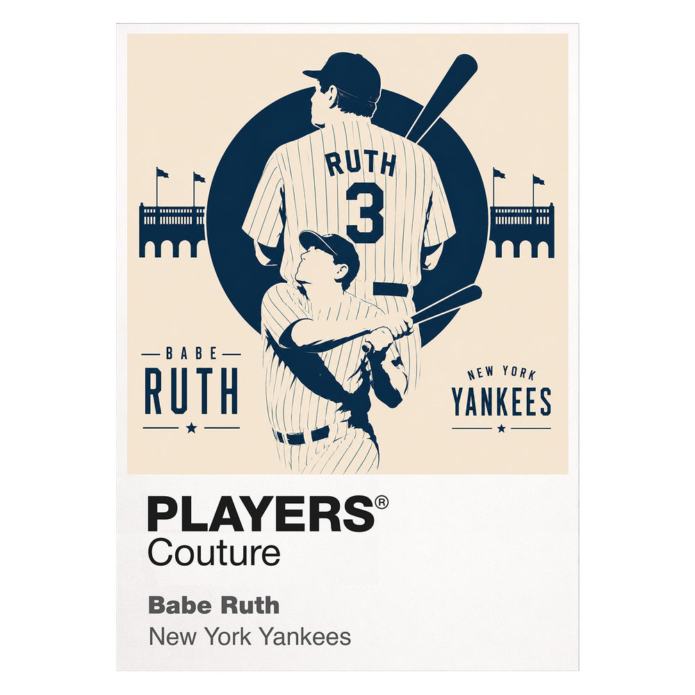 Babe Ruth Yankees Design Baseball Icon Frame - Icon Design