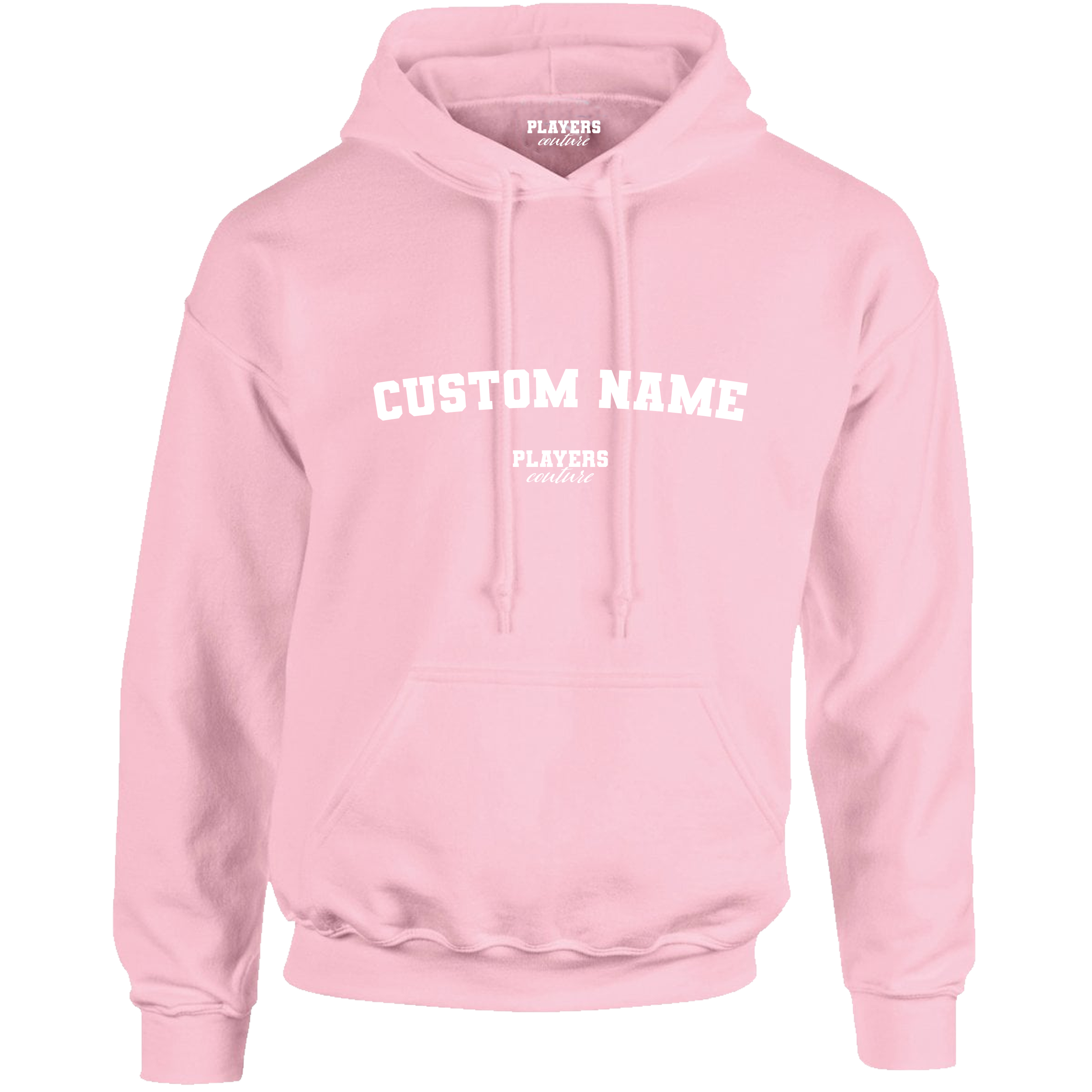Baby Pink Custom Great Value Players Couture Men's Basic Hoodie