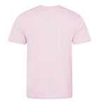Essentials Collection t-shirt – pink men's t-shirt with black Essentials Collection letters and Players Couture logo on the