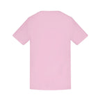 Essentials Collection t-shirt – pink kids' t-shirt with black Essentials Collection letters and Players Couture logo on the