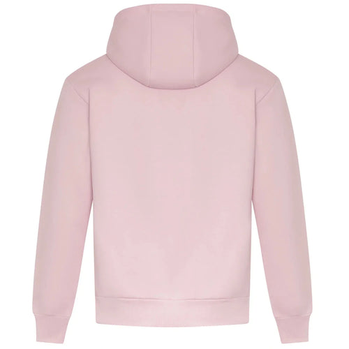 Essentials Collection hoodie – pink men's hoodie with black Essentials Collection letters and Players Couture logo on the