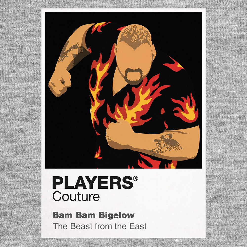 Bam Bam Bigelow Wrestling Icon Frame Men's T-Shirt