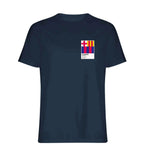 Barcelona t-shirt – navy men's t-shirt featuring the Barcelona Players Couture logo