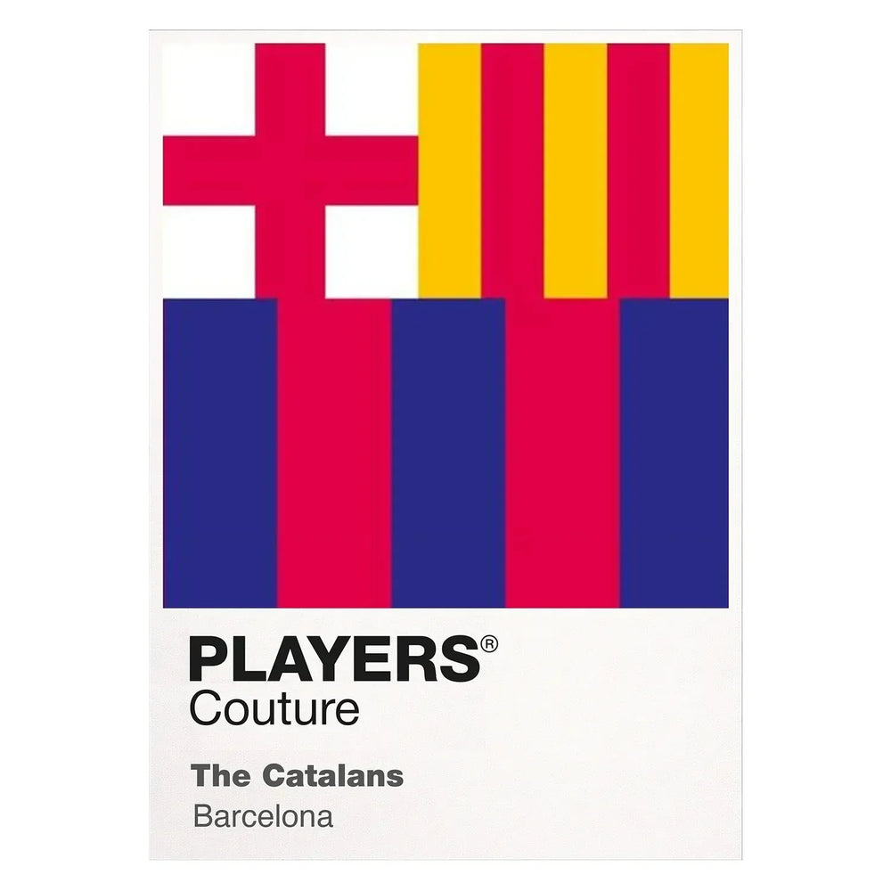 Barcelona Logo Classic Football Shirt Colours Frame Men's T-Shirt – white close-up detail shot of the Barcelona Players
