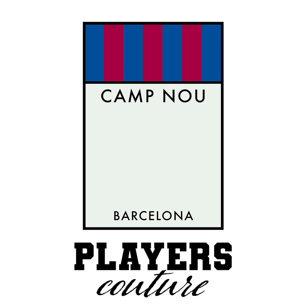 Barcelona Monopoly Card Players Couture Mens T-Shirt - White / S | Atletico Madrid, Football, Men's, Monopoly Card Collection, T-Shirts, Volume 2