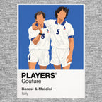 Franco Baresi and Paolo Maldini Italy Icon Frame artwork in grey