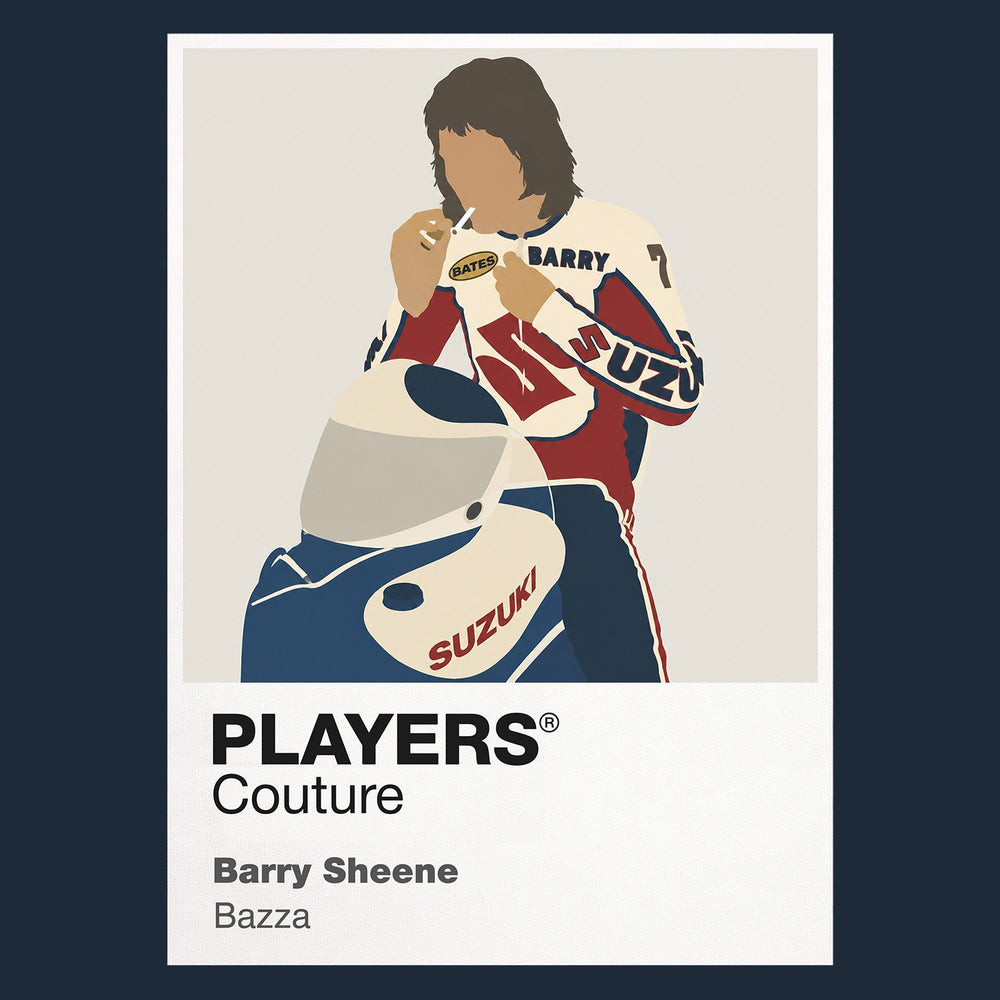 Barry Sheene 1 Men's T-Shirt - Navy