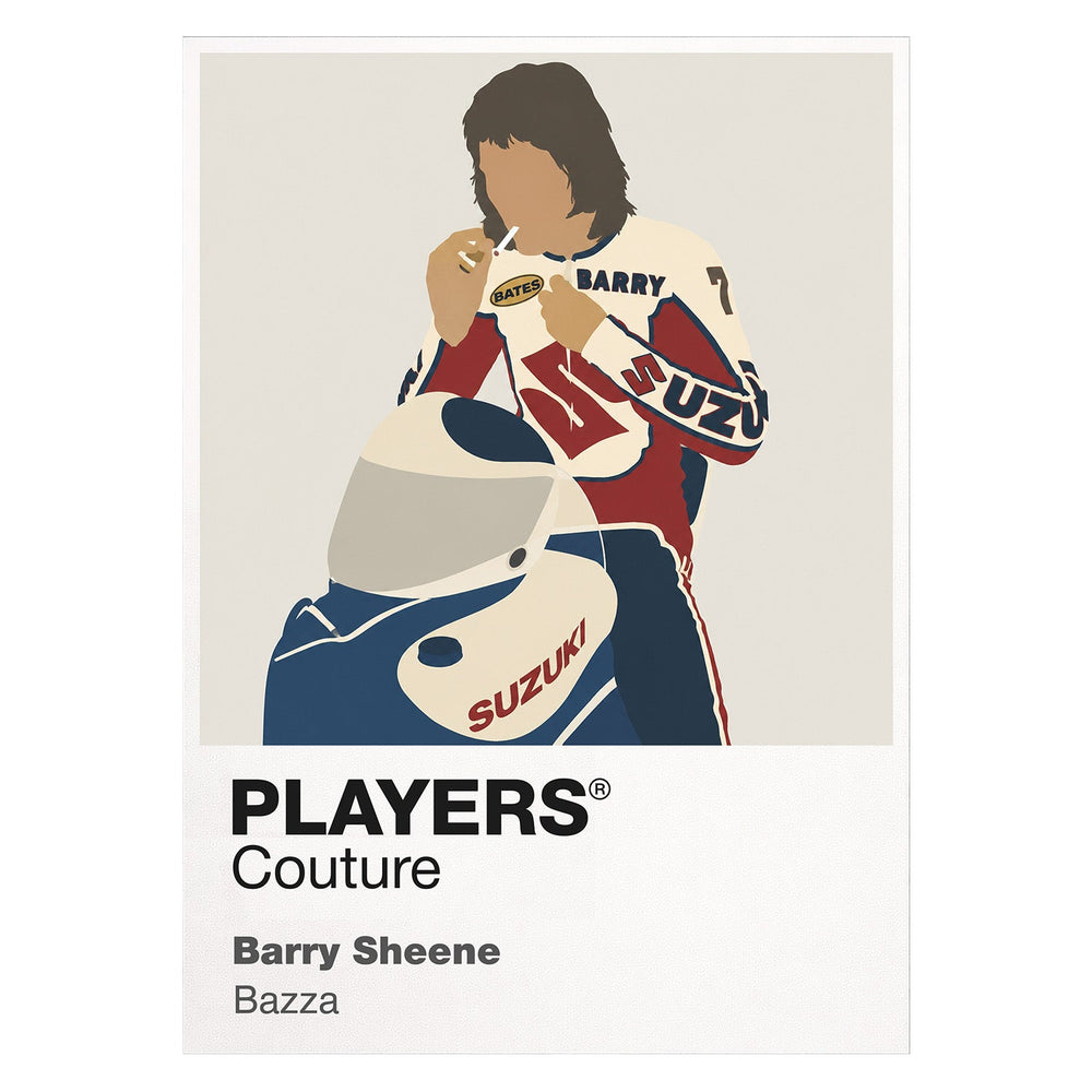 Barry Sheene 1 Men's T-Shirt - White