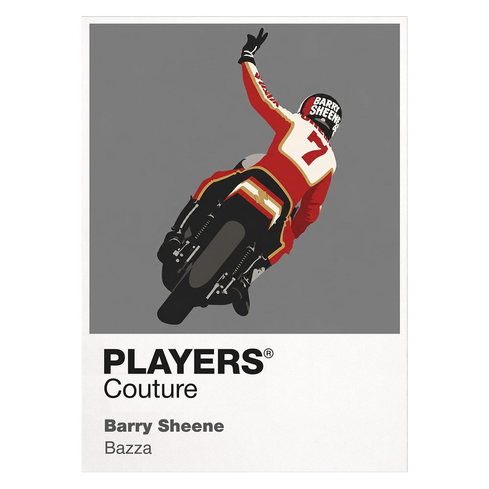 Barry Sheene 2 Men's T-Shirt - White