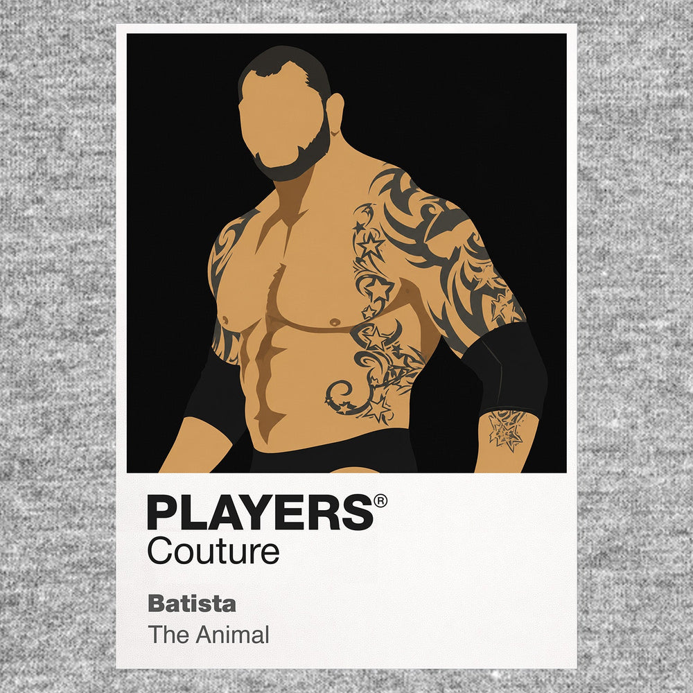Batista Wrestling Icon Frame Men's T-Shirt