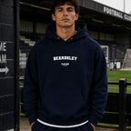 beardsley name-print hoodie - navy