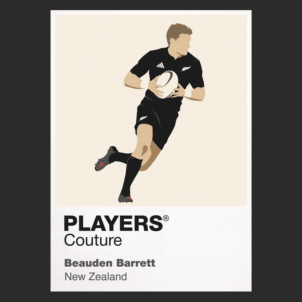 Beauden Barrett Rugby Union Icon Frame Men's Hoodie – image 9