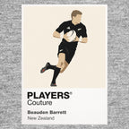 Beauden Barrett Rugby Union Icon Frame Men's T-Shirt – image 7
