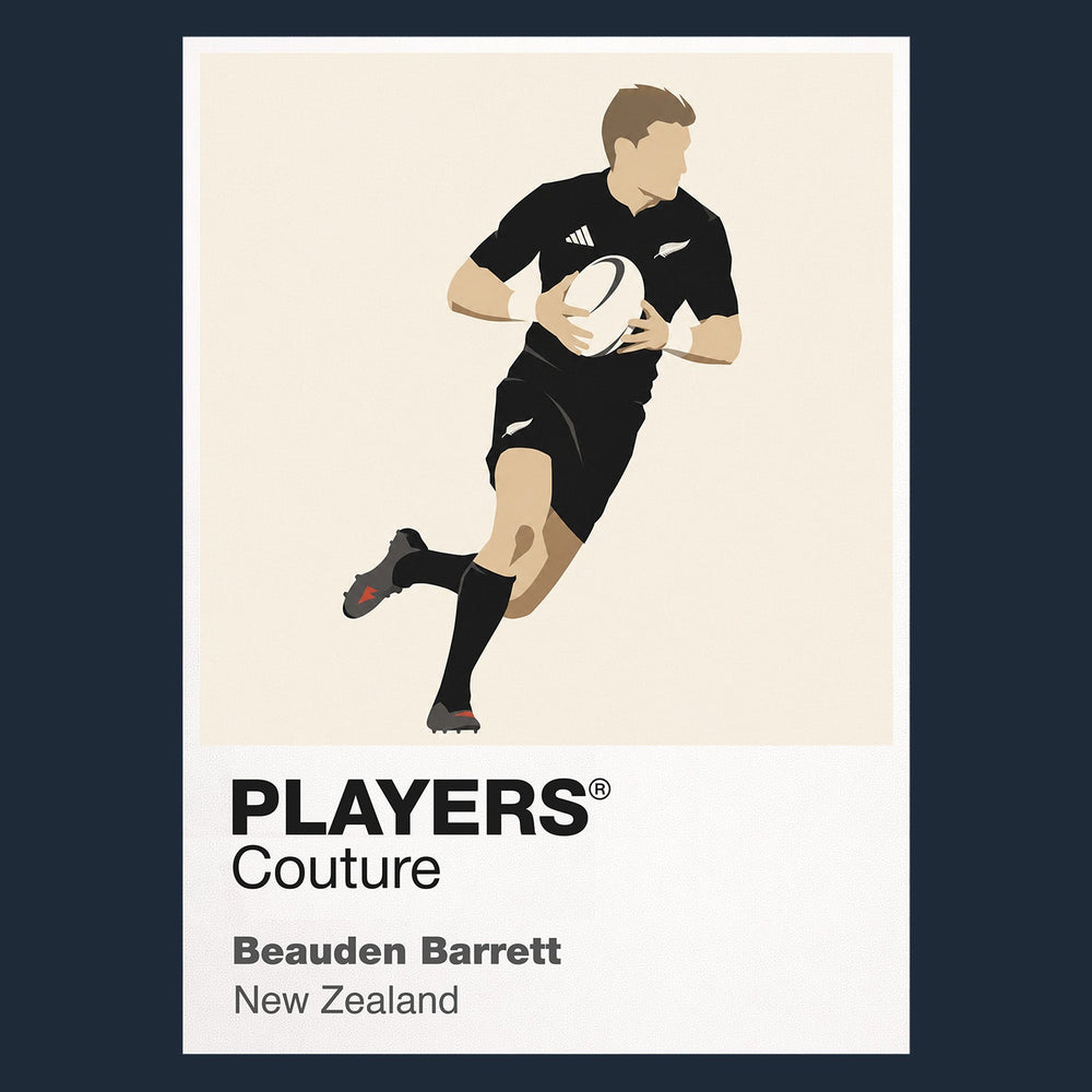 Beauden Barrett Rugby Union Icon Frame Men's T-Shirt – image 8