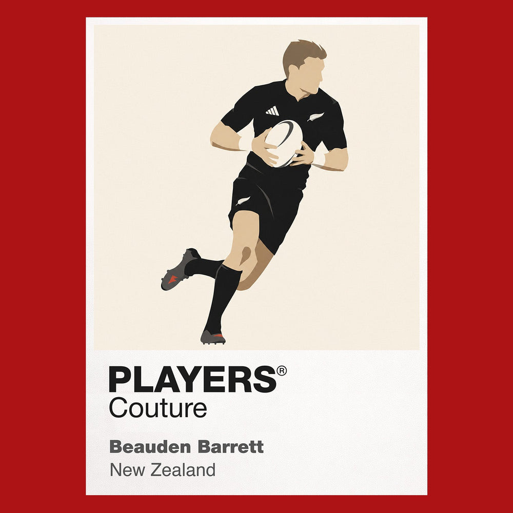 Beauden Barrett Rugby Union Icon Frame Men's T-Shirt – image 10