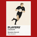 Beauden Barrett Rugby Union Icon Frame Men's Hoodie – image 7