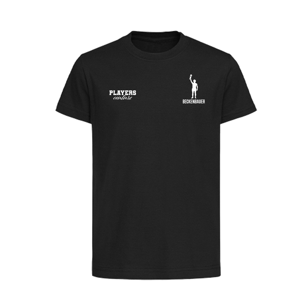 Franz Beckenbauer Logo Players Couture Kids T-Shirt Black