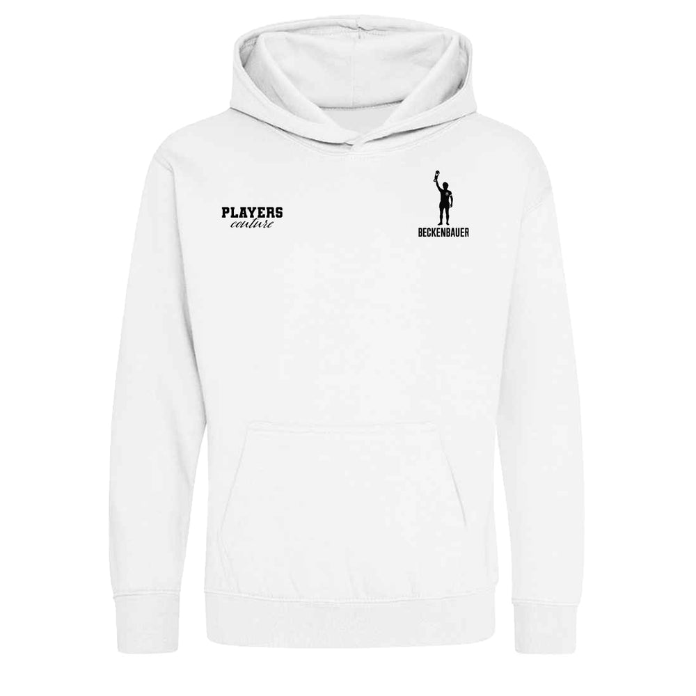 Franz Beckenbauer Logo Players Couture Kids Hoodie White