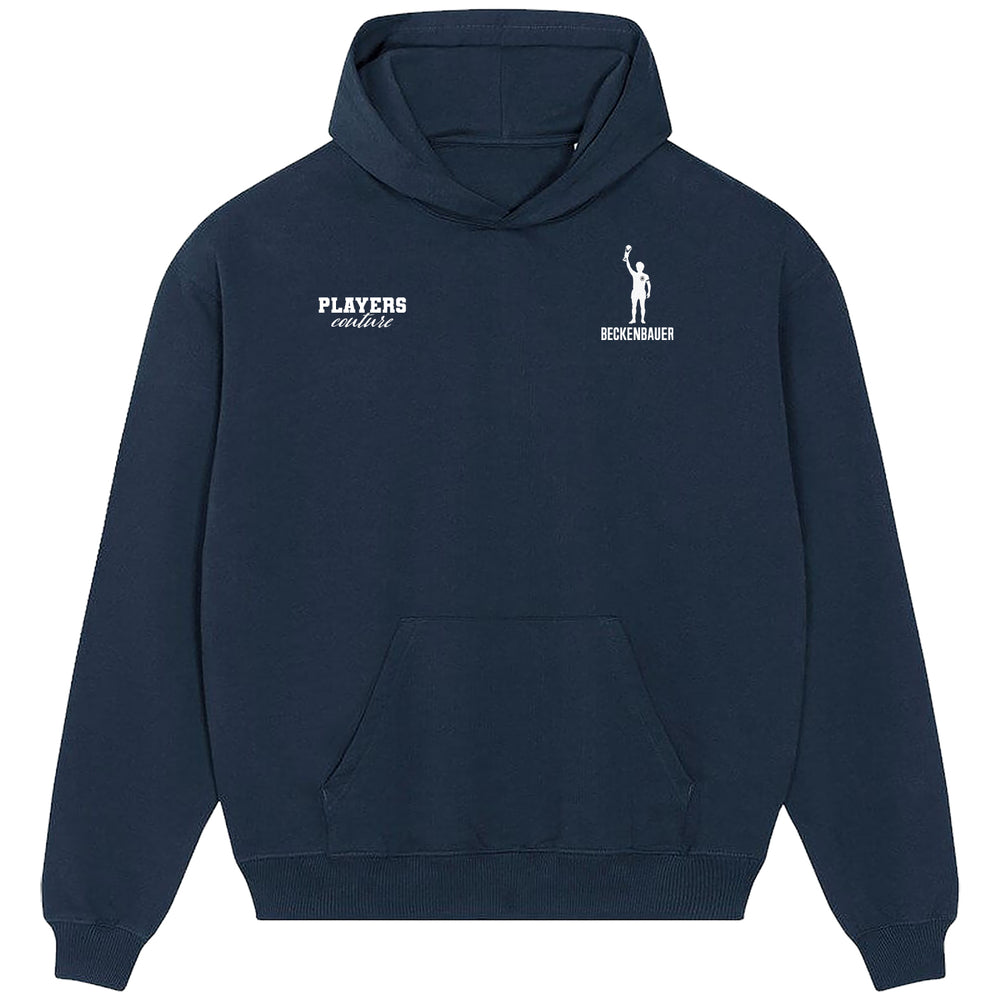 Franz Beckenbauer Logo Players Couture Men's Casual Hoodie Navy