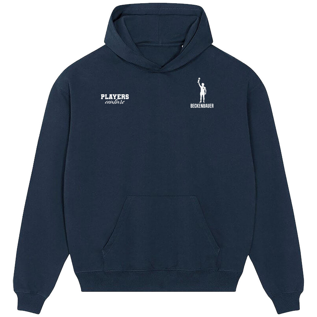 Franz Beckenbauer Logo Players Couture Men's Casual Hoodie Navy