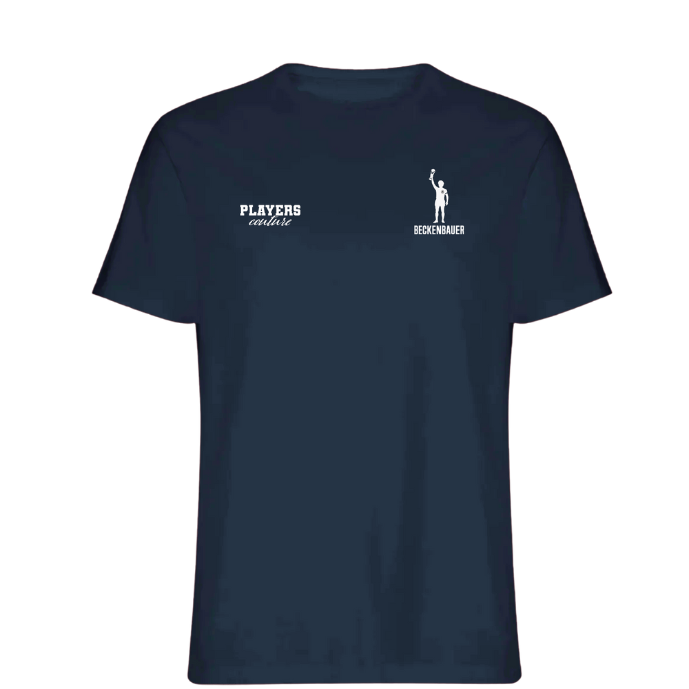 Beckenbauer Logo Players Couture Mens T-Shirt Navy