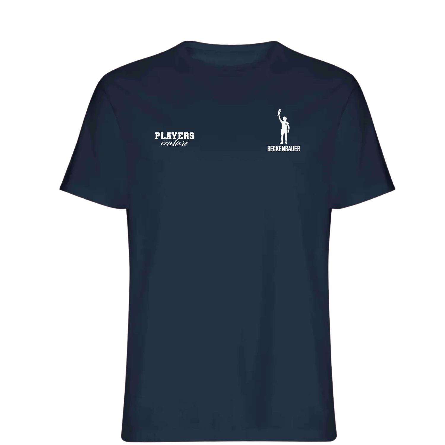 Beckenbauer Logo Players Couture Mens T-Shirt Navy
