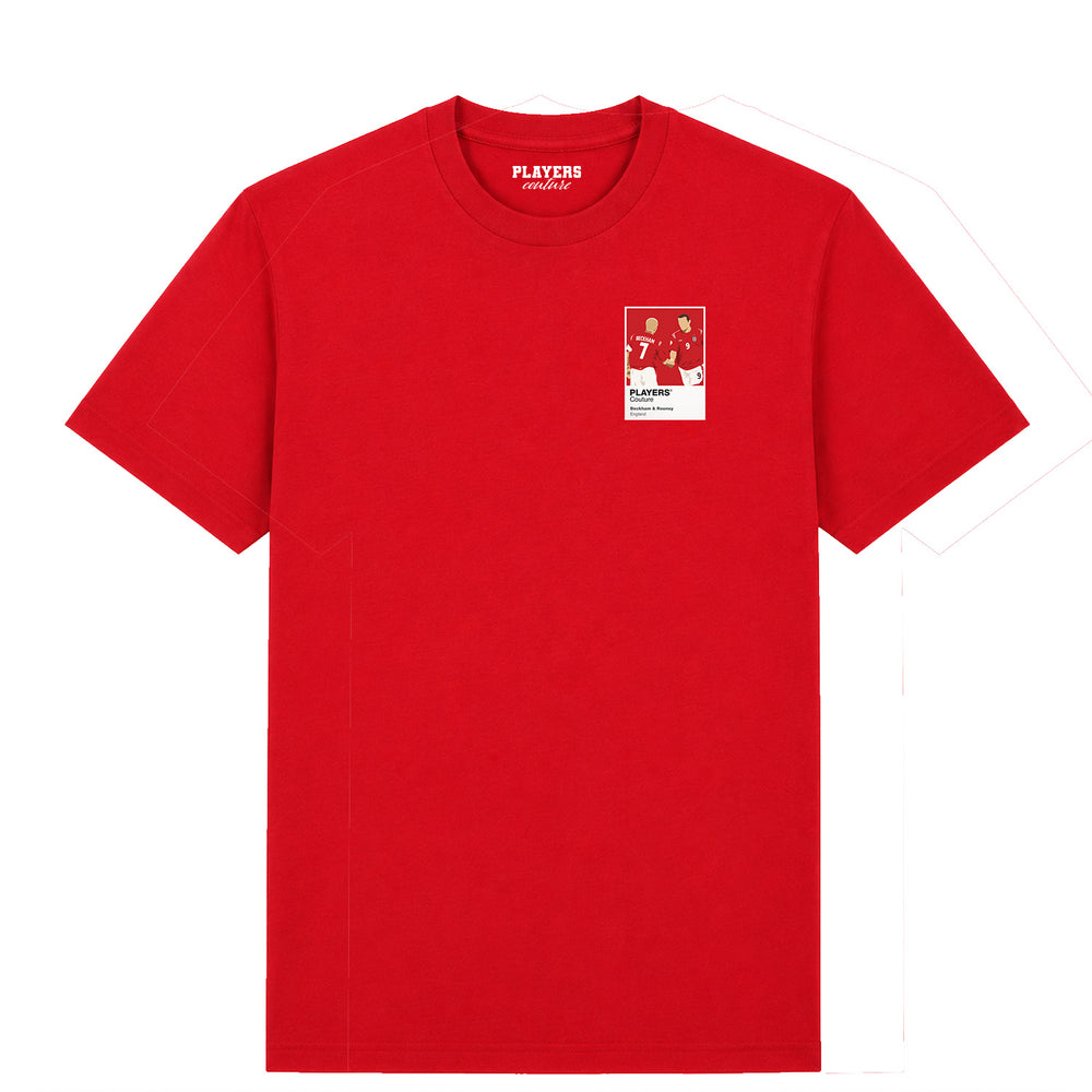 Beckham & Rooney Players Couture Mens Red T-Shirt