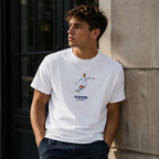 David Beckham Icon Men's White T-Shirt