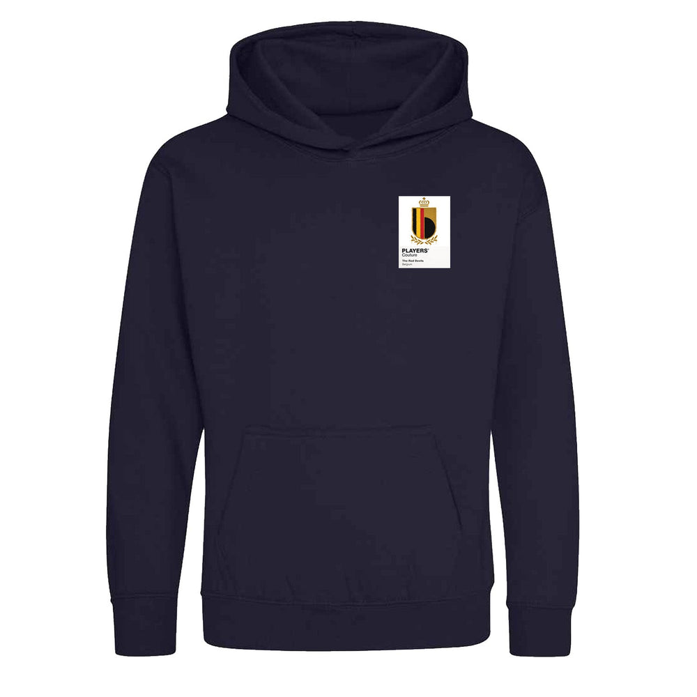 Belgium Graffiti Frame Kids Hoodie - belgium graffiti frame kids navy hoodie