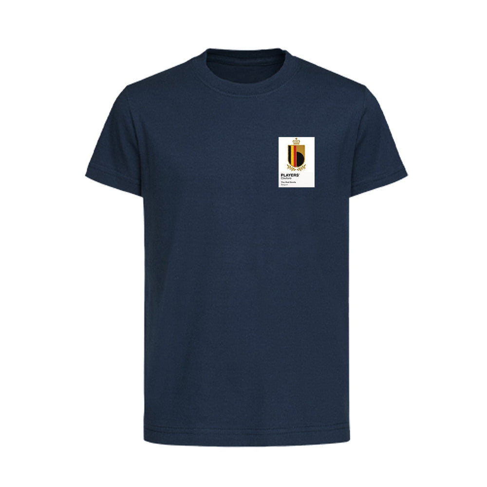 Belgium Logo Graffiti Frame Kids T-Shirt - belgium graffiti frame kids navy tshirt