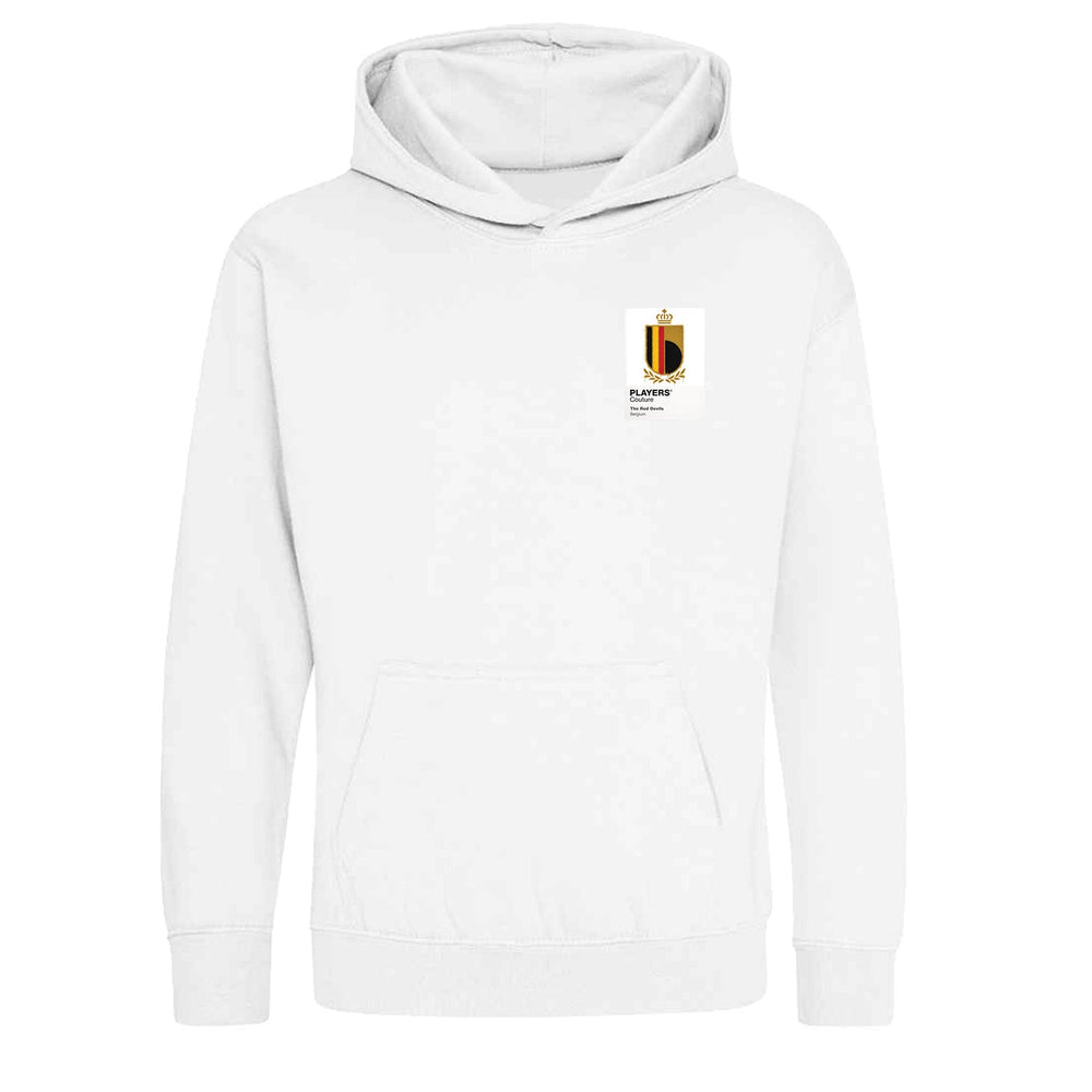 Belgium Graffiti Frame Kids Hoodie - belgium graffiti frame kids white hoodie
