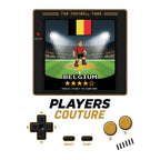 Belgium World Cup 8-Bit Men's Hoodie retro gaming football design by Players Couture