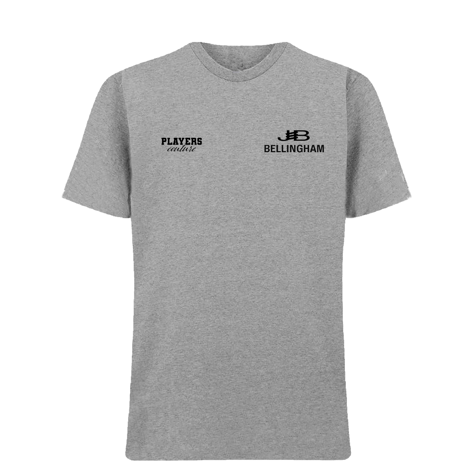 Bellingham Logo Players Couture Mens T-Shirt Gray