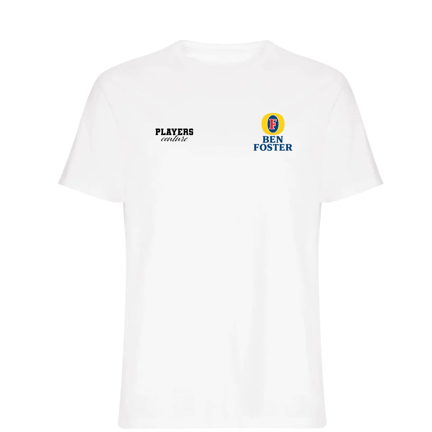Ben Foster Logo Players Couture Mens T-Shirt White