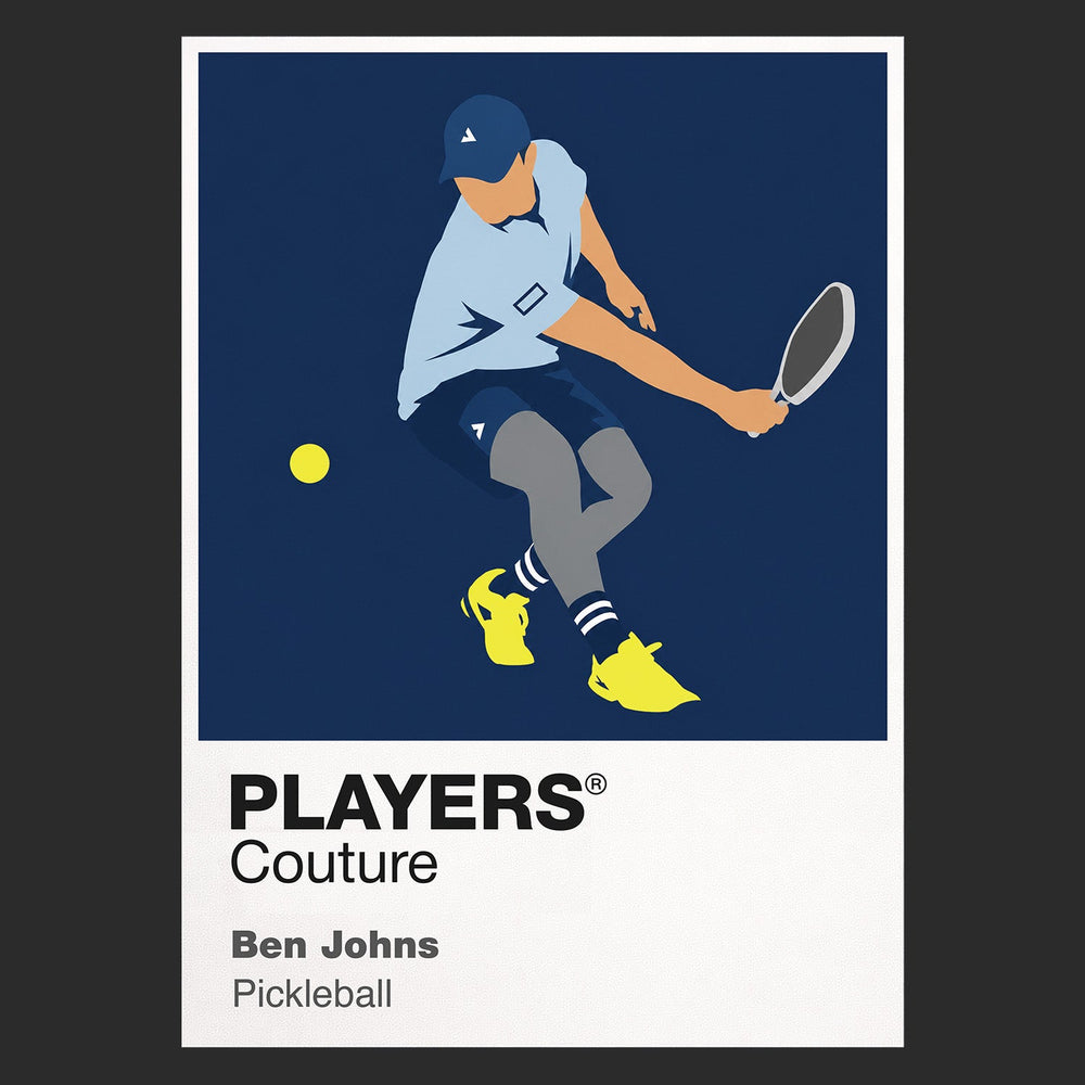 Ben Johns Pickleball Icon Frame Men's T-Shirt – image 14