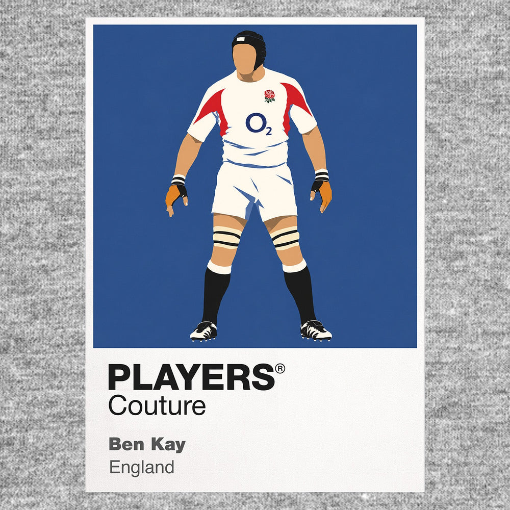 Ben Kay Rugby Union Icon Frame Men's Hoodie – image 6