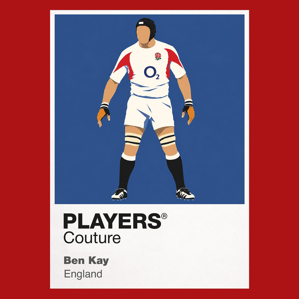 Ben Kay Rugby Union Icon Frame Men's T-Shirt – image 10
