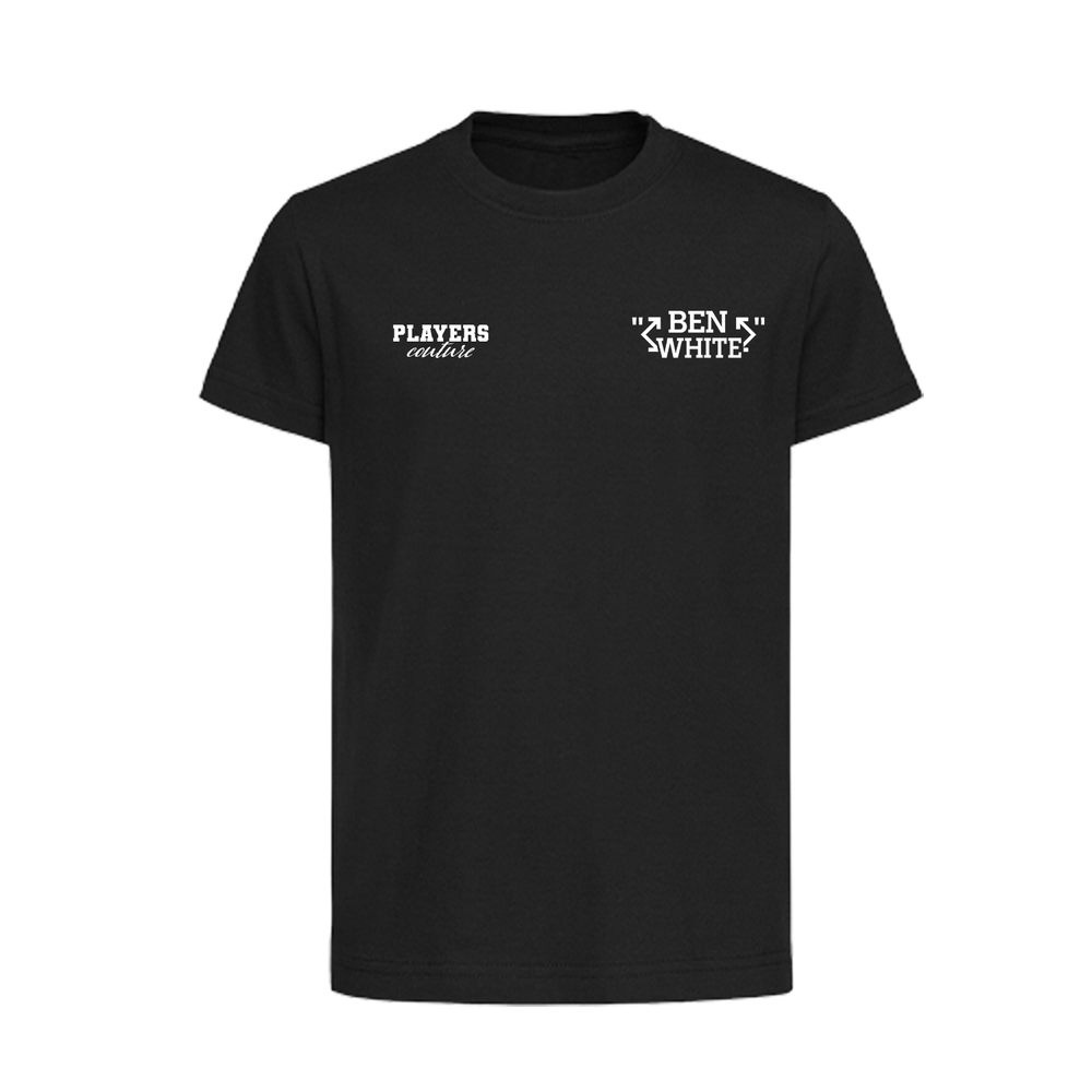 Ben White Logo Players Couture Kids T-Shirt Black