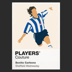 Benito Carbone Sheffield Wednesday Icon Frame — Black