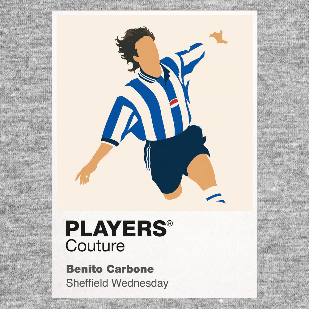 Benito Carbone Sheffield Wednesday Icon Frame — Gray